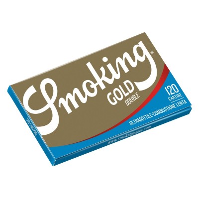 A00024007 SMOKING DOPPIA CORTA GOLD DA 25